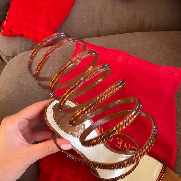 Heels Rene Caovilla in good condition - Picture 5 of 7